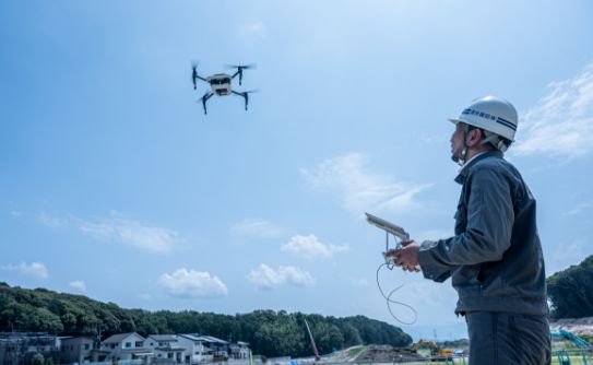 ドローンによる測量管理